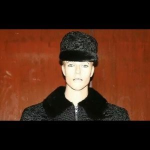 100% Real Persian lamb Cap with real matching Mink fur bib All sizes & colors.